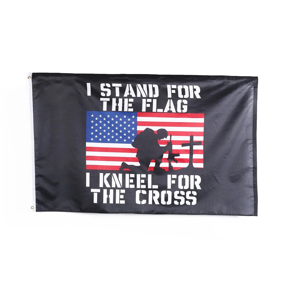 Flag Kneel For The Cross 3ftX5ft