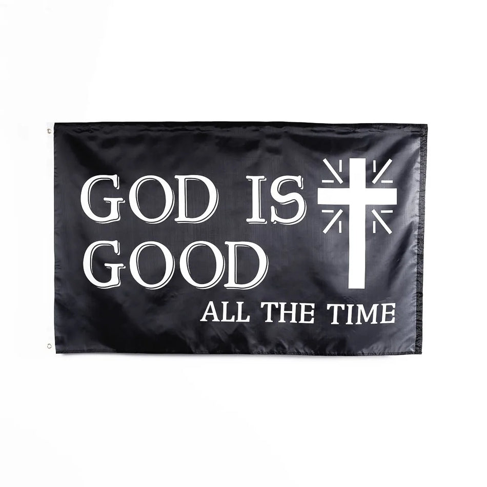 Flag – God Is Good All The Time – 3Ft X 5Ft
