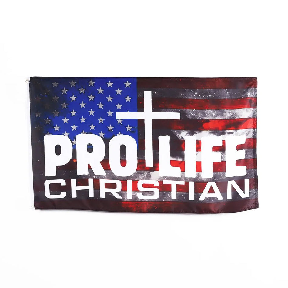 Flag – Pro-Life Christian – 3Ft X 5Ft