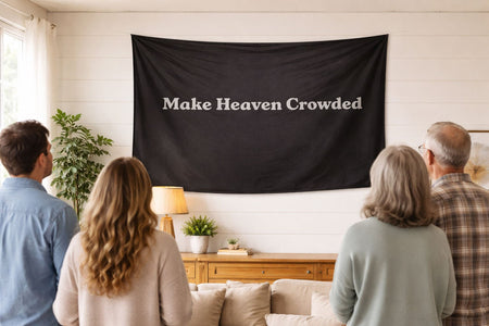 FLAG MAKE HEAVEN CROWDED 3ft X 5ft
