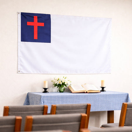 FLAG CHRISTIAN 3FT x 5 FT 68D