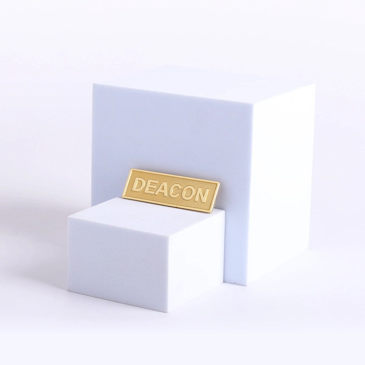 Badge Deacon Metal Goldtone Pin by Swanson Christian Products