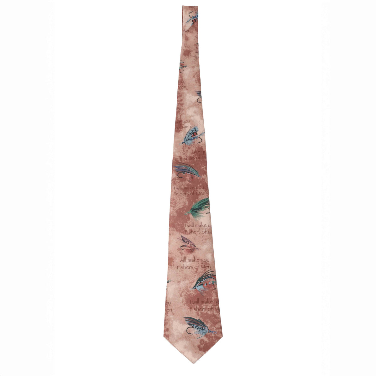 FREEMAN TIE SILK FISHERS OF MEN BRONZE