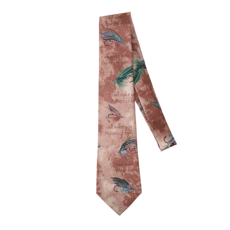 FREEMAN TIE SILK FISHERS OF MEN BRONZE