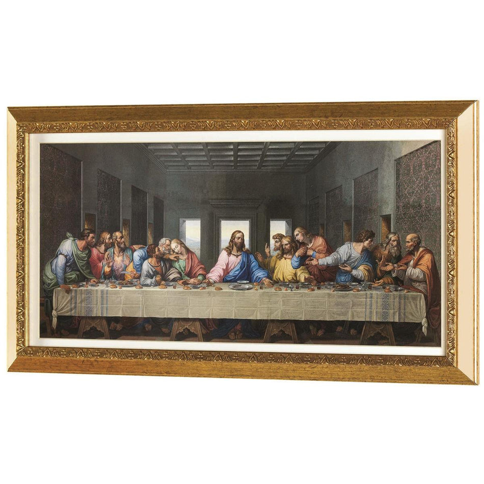 Framed Wall Art The Last Supper Gold by Dicksons