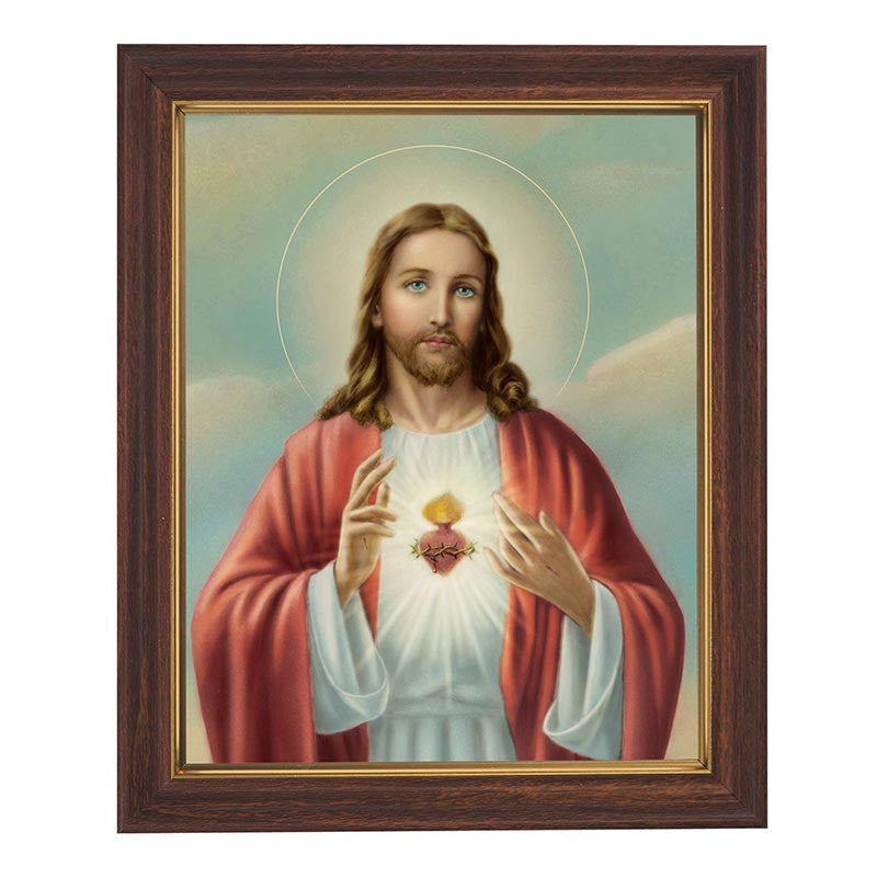 Sacred Heart of Jesus Woodtone Finish