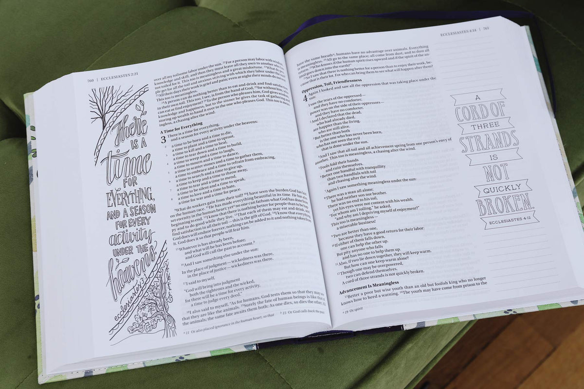 NIV, Beautiful Word Coloring Bible, Large Print: Hundreds of Verses to Color – Leathersoft™ Large Print, product view 8