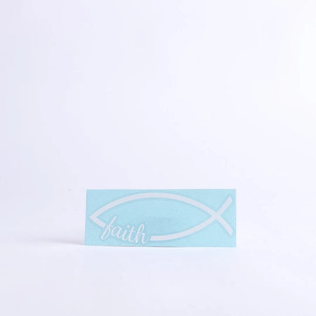 DECAL VINYL FISH FAITH