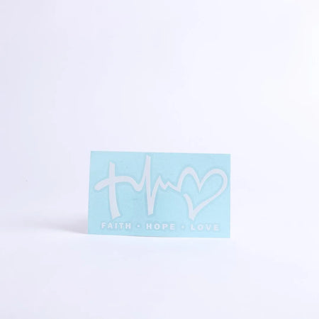 DECAL VINYL FAITH HOPE LOVE