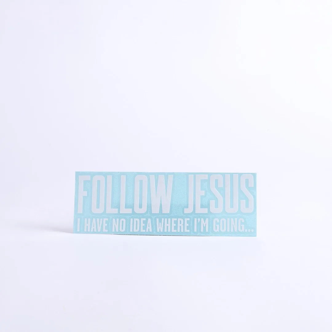 DECAL VINYL FOLLOW JESUS