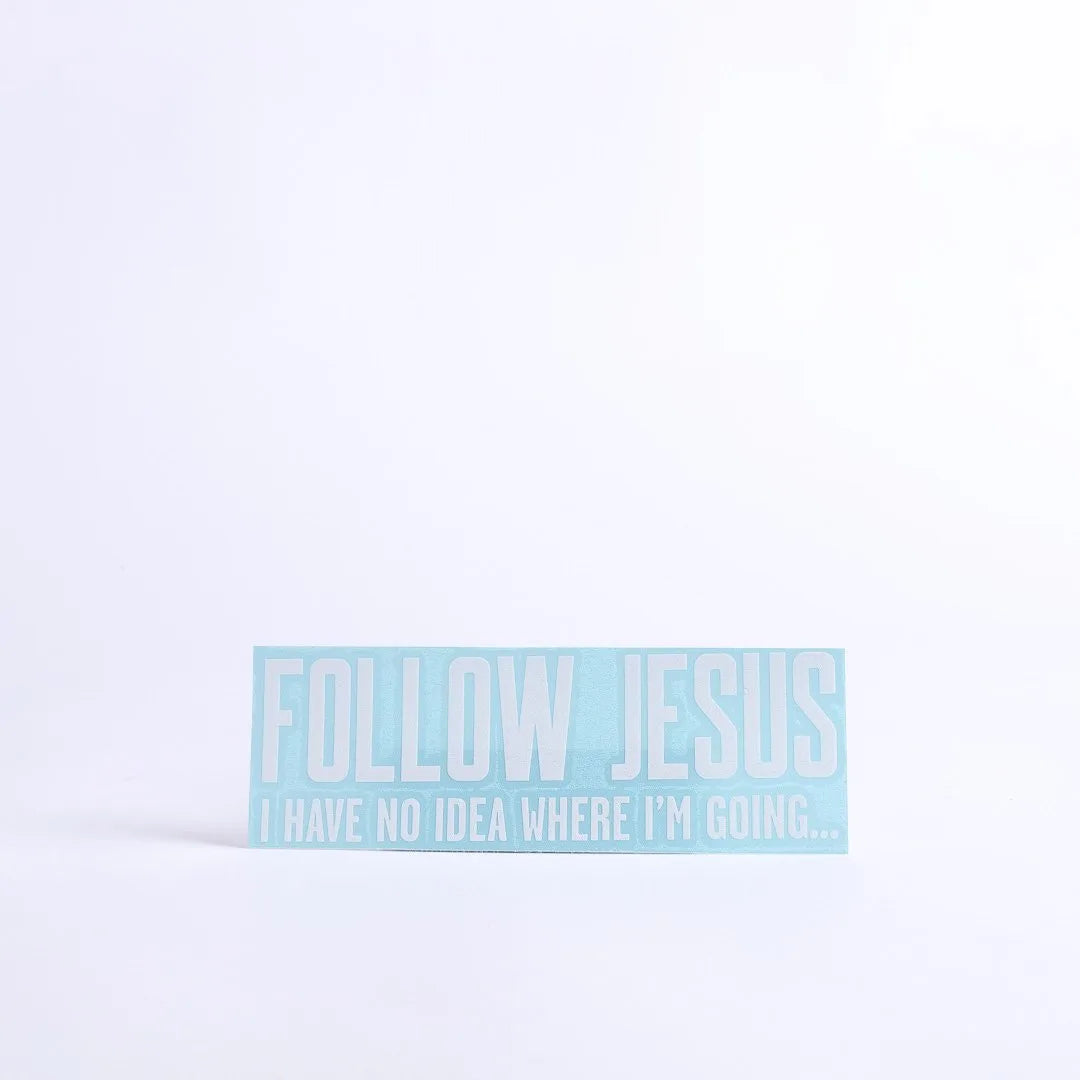 DECAL VINYL FOLLOW JESUS