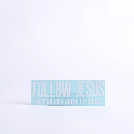 DECAL VINYL FOLLOW JESUS