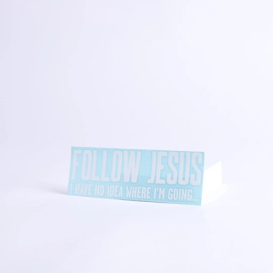 DECAL VINYL FOLLOW JESUS