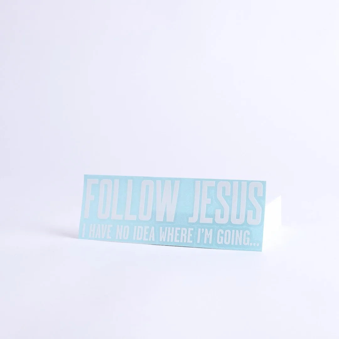 DECAL VINYL FOLLOW JESUS