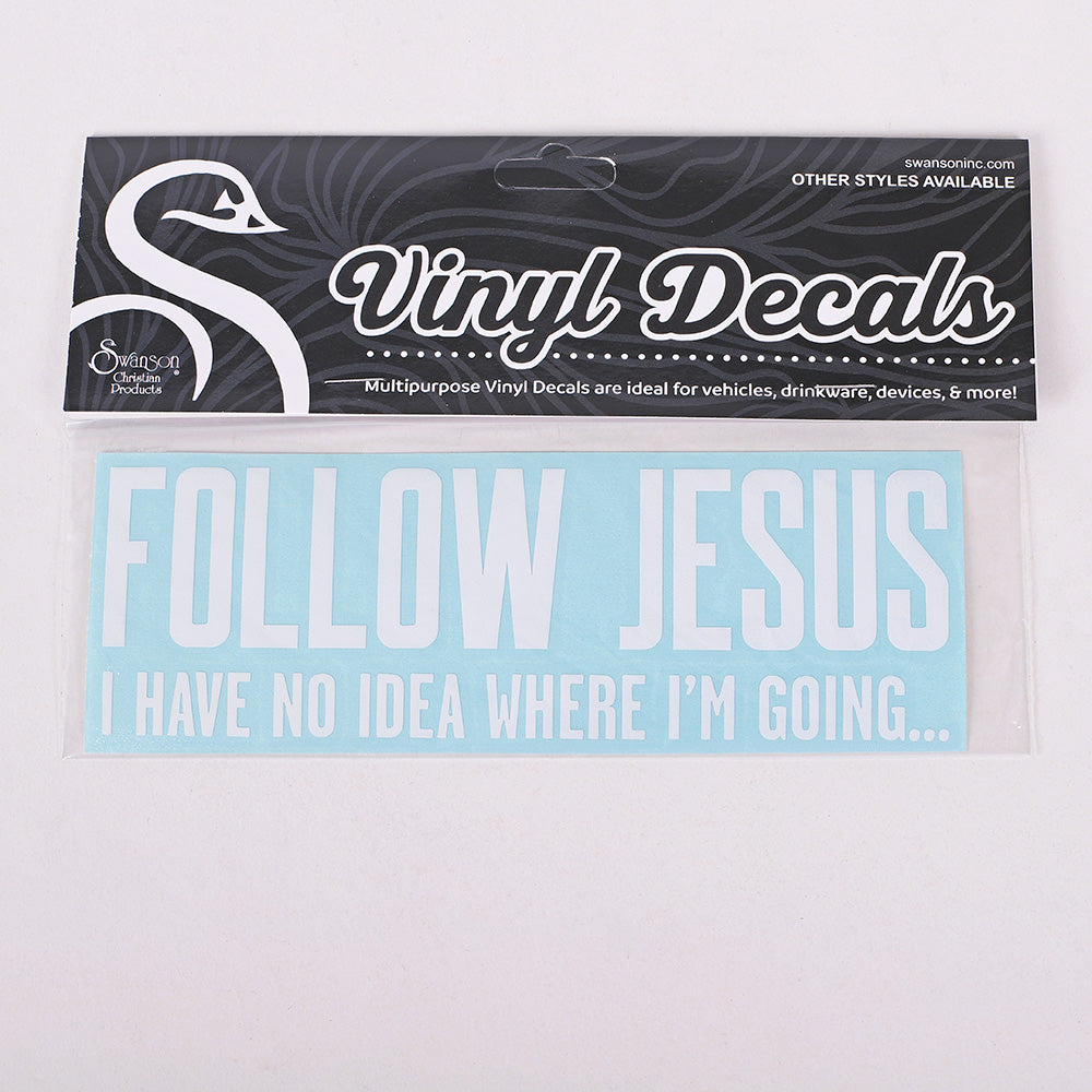 DECAL VINYL FOLLOW JESUS