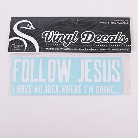 DECAL VINYL FOLLOW JESUS