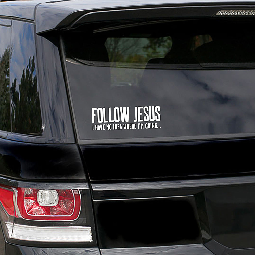 DECAL VINYL FOLLOW JESUS