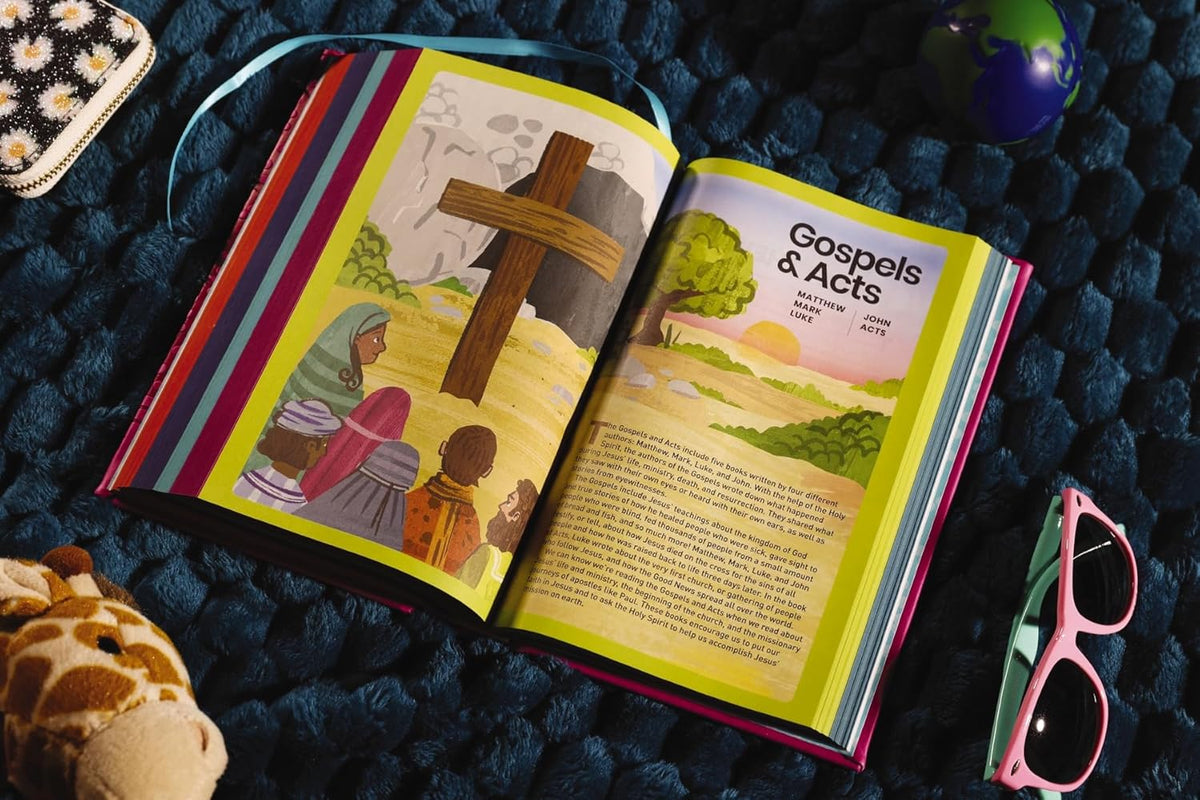 NIrV, Tiny Theologians Bible, Leathersoft over Board, Comfort Print: A Beginner’s Guide to the Bible – for, product view 15