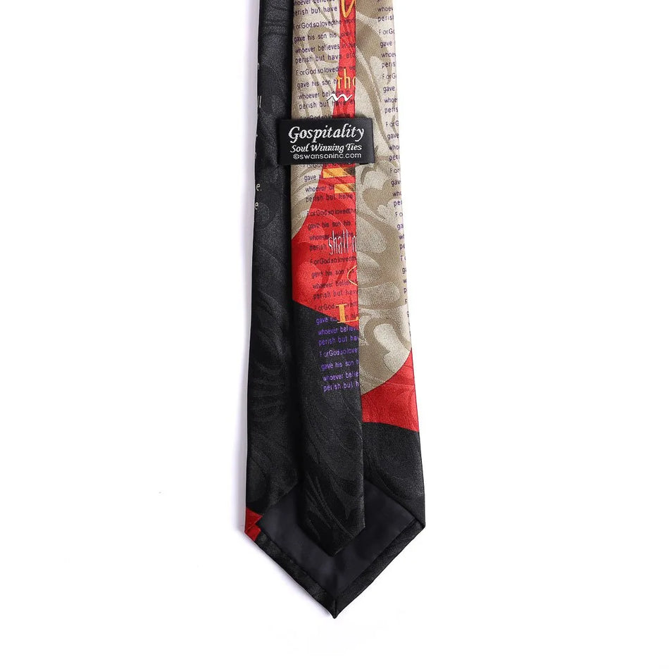 Necktie - John 3:16 - Faith-Inspired Tie by Swanson Christian Products, product view 2