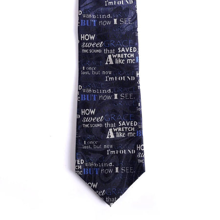 TIE POLYESTER AMAZING GRACE BLUE