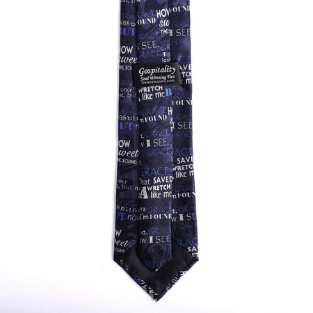 TIE POLYESTER AMAZING GRACE BLUE