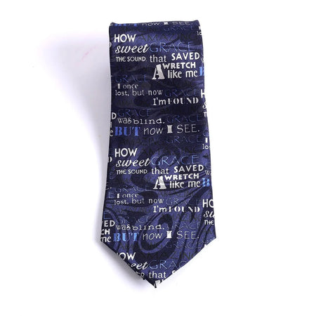 TIE POLYESTER AMAZING GRACE BLUE