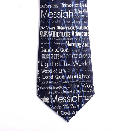 TIE POLYESTER I AM NAVY