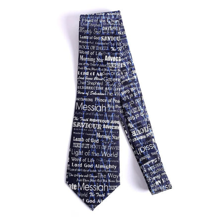 TIE POLYESTER I AM NAVY