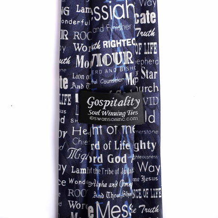 TIE POLYESTER I AM NAVY