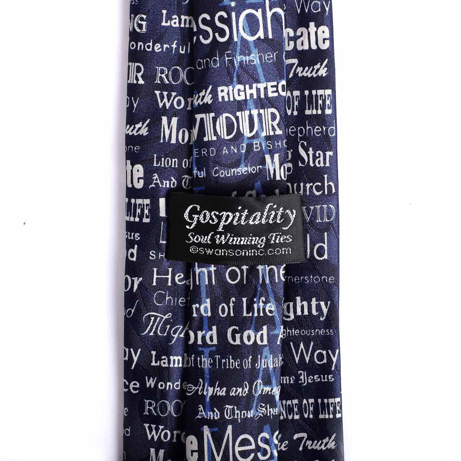 TIE POLYESTER I AM NAVY