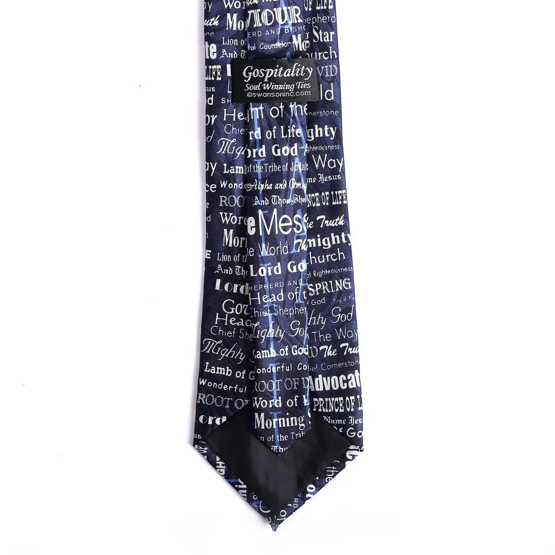 TIE POLYESTER I AM NAVY