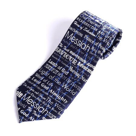 TIE POLYESTER I AM NAVY