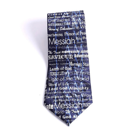TIE POLYESTER I AM NAVY