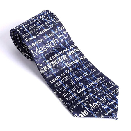 TIE POLYESTER I AM NAVY
