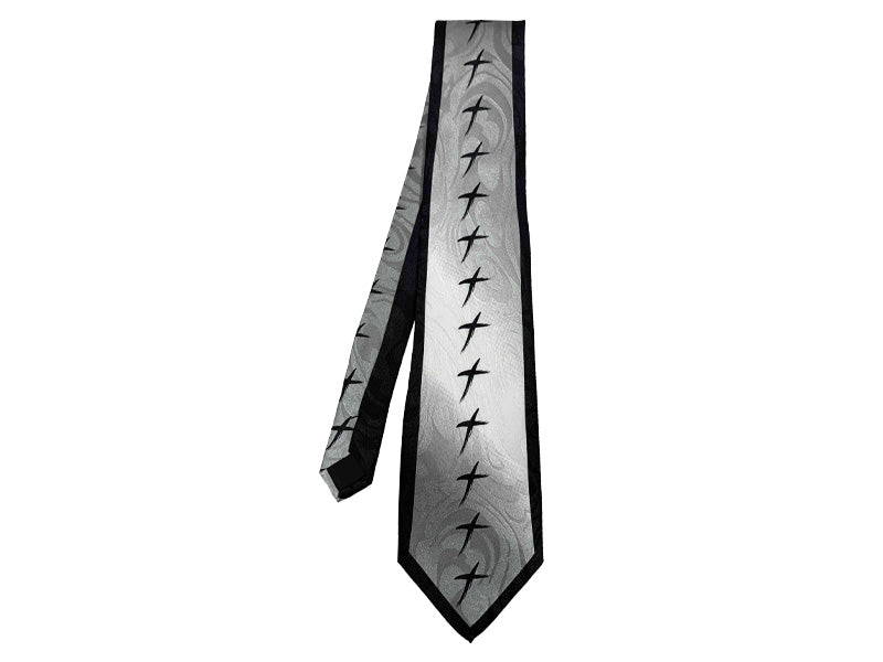 Tie Polyester - Rugged Cross - Black