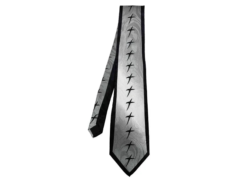 Tie Polyester – Rugged Cross – Black