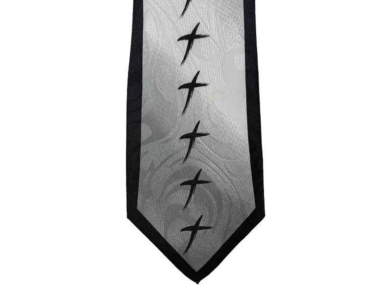 Tie Polyester – Rugged Cross – Black