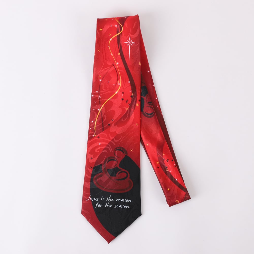 Necktie - Jesus is the Reason - Faith-Inspired Tie by Swanson Christian Products, product view 3