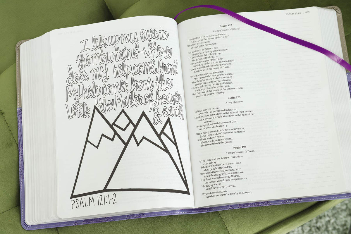 NIV, Beautiful Word Coloring Bible, Large Print: Hundreds of Verses to Color – Leathersoft™ Large Print, product view 15