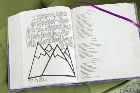 NIV, Beautiful Word Coloring Bible, Large Print: Hundreds of Verses to Color – Leathersoft™ Large Print, product view 15