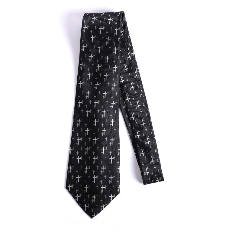 Tie Polyester – Floating Crosses