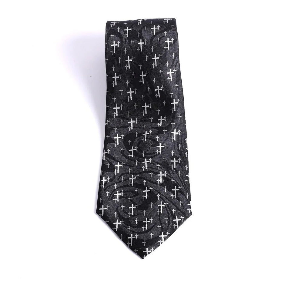 Tie Polyester – Floating Crosses