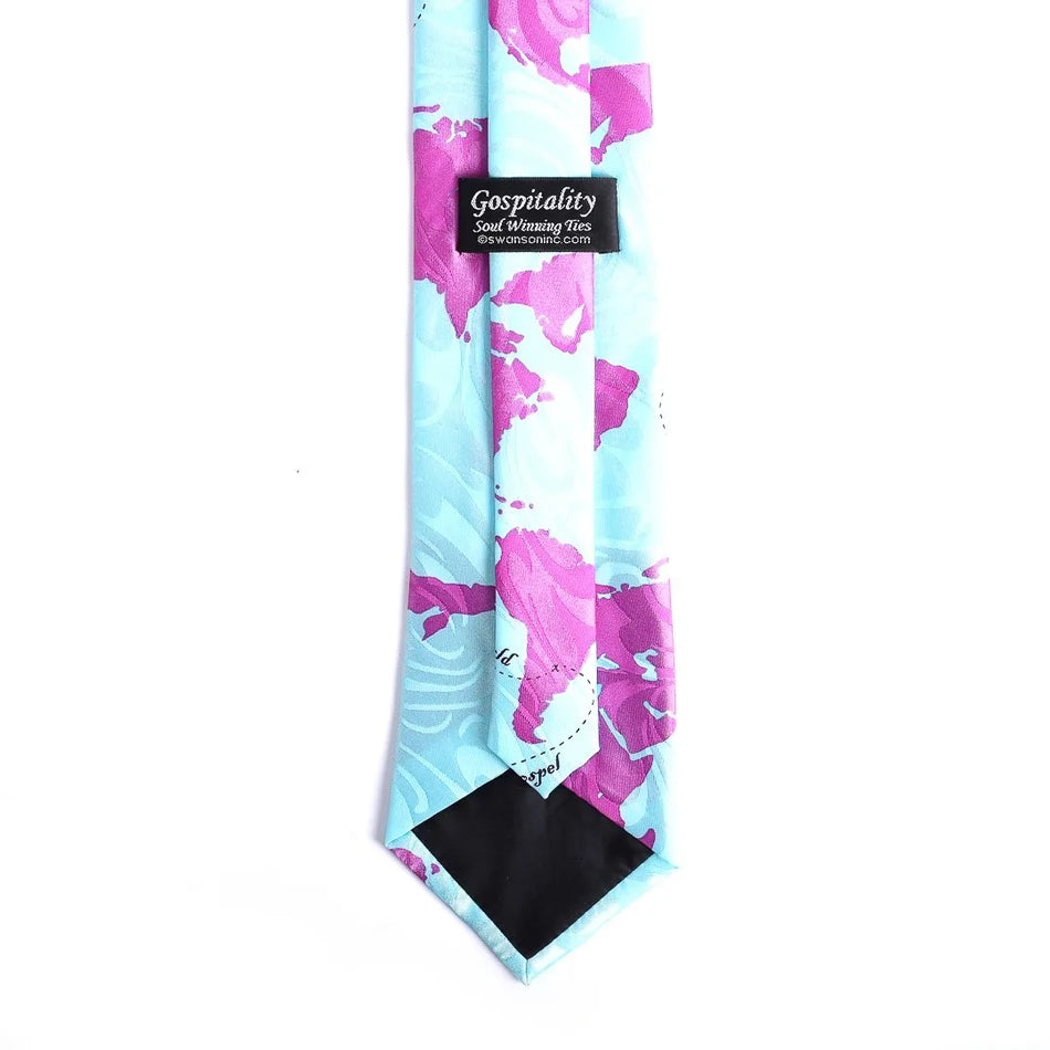 Tie Polyester - Go Into All The World by Swanson Christian Products, product view 2