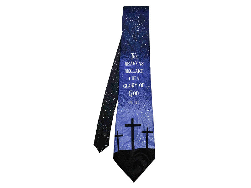 Necktie - Heavens Declare the Glory of God - Faith-Inspired Tie by Swanson Christian Products