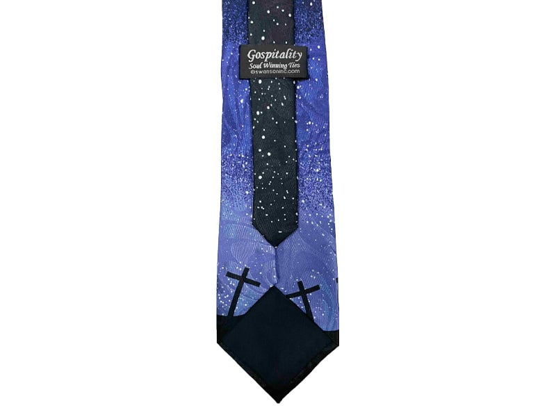 Necktie - Heavens Declare the Glory of God - Faith-Inspired Tie by Swanson Christian Products, product view 2