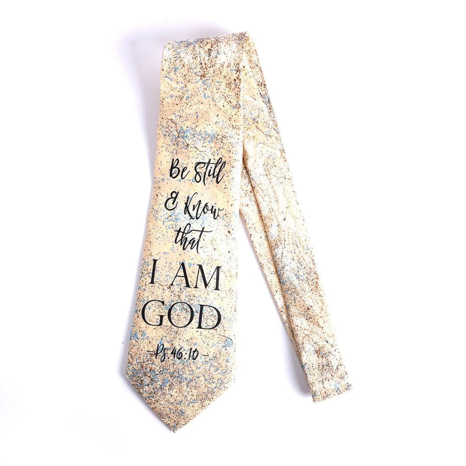 Tie Polyester - Be Still & Know I Am God