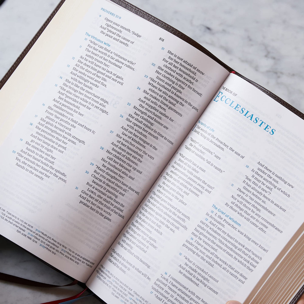 NKJV, Large Print Verse-by-Verse Reference Bible, Maclaren Series: Holy Bible, New King James Version, product view 2
