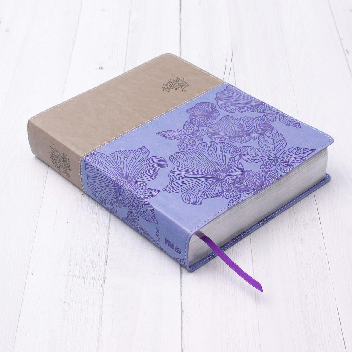 NIV, Beautiful Word Coloring Bible, Large Print: Hundreds of Verses to Color – Leathersoft™ Large Print, product view 3