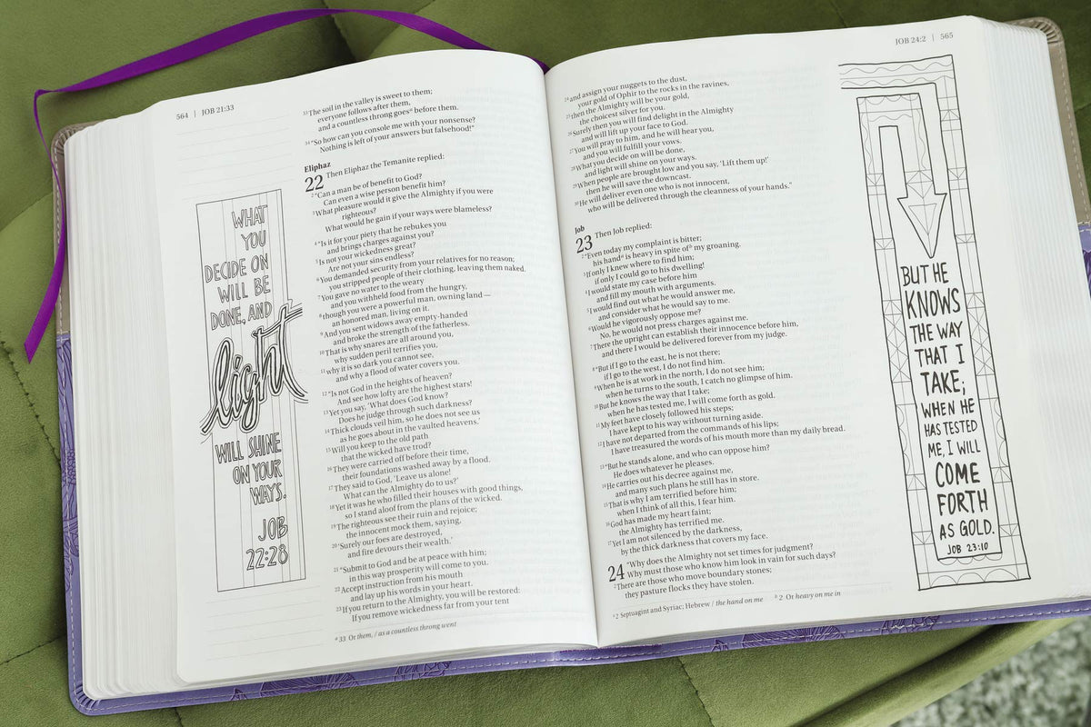 NIV, Beautiful Word Coloring Bible, Large Print: Hundreds of Verses to Color – Leathersoft™ Large Print, product view 14