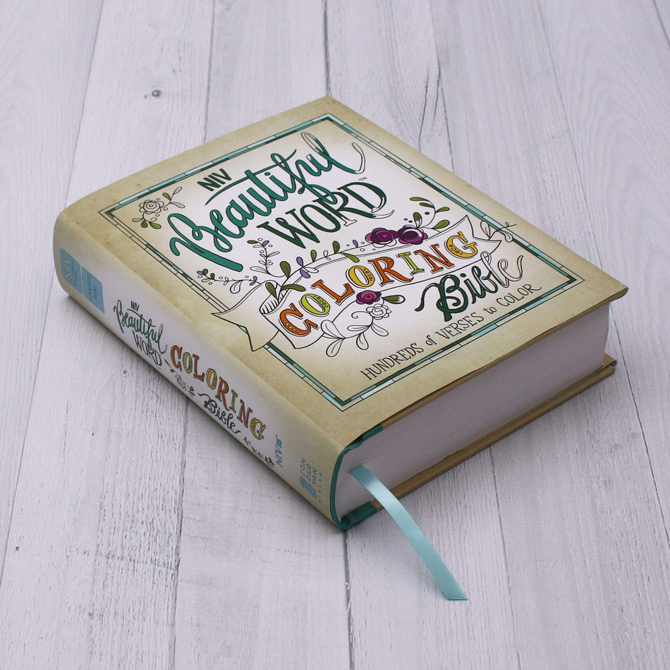 NIV, Beautiful Word Coloring Bible: Hundreds of Verses to Color – Hardcover by HarperCollins, product view 2